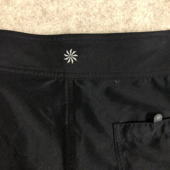 Athleta Boardshorts Swim Striped Stretchy Beach Walking Pocket Size 6 Athletic - Picture 8 of 12